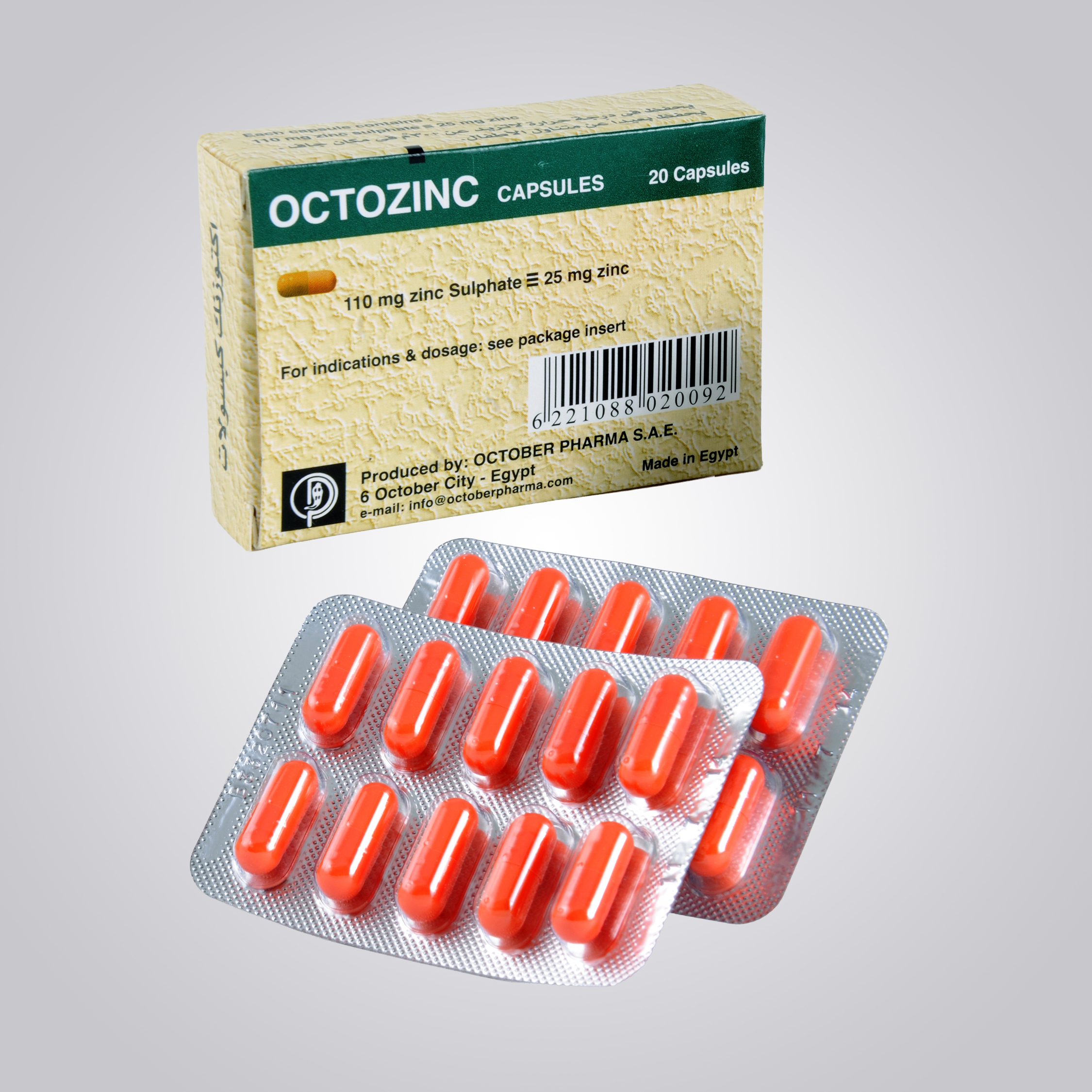 Octozinc 25 mg Capsule